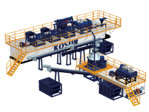 Система обработки шламов на масляной основе