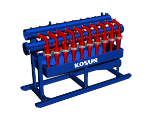 Вертикальный гидроциклонный илоотделитель